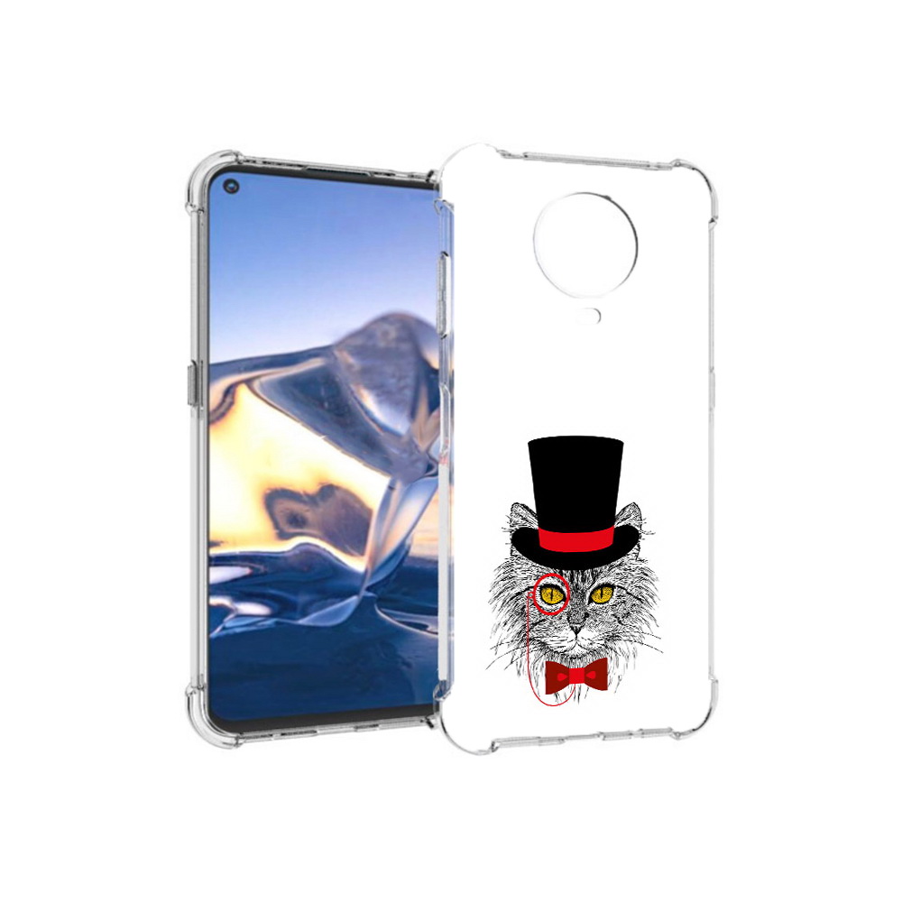

Чехол MyPads Tocco для Nokia G10 кот в шляпе (PT171673.98.397), Tocco