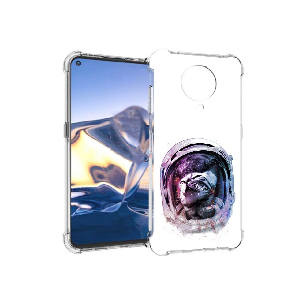 

Чехол MyPads Tocco для Nokia G10 кот в шлеме (PT171673.98.396), Tocco