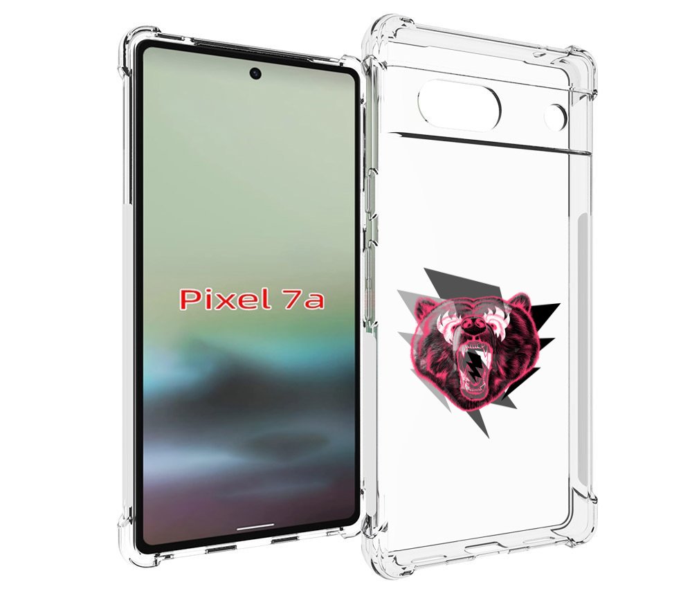 

Чехол MyPads грозовой медведь для Google Pixel 7A, Tocco