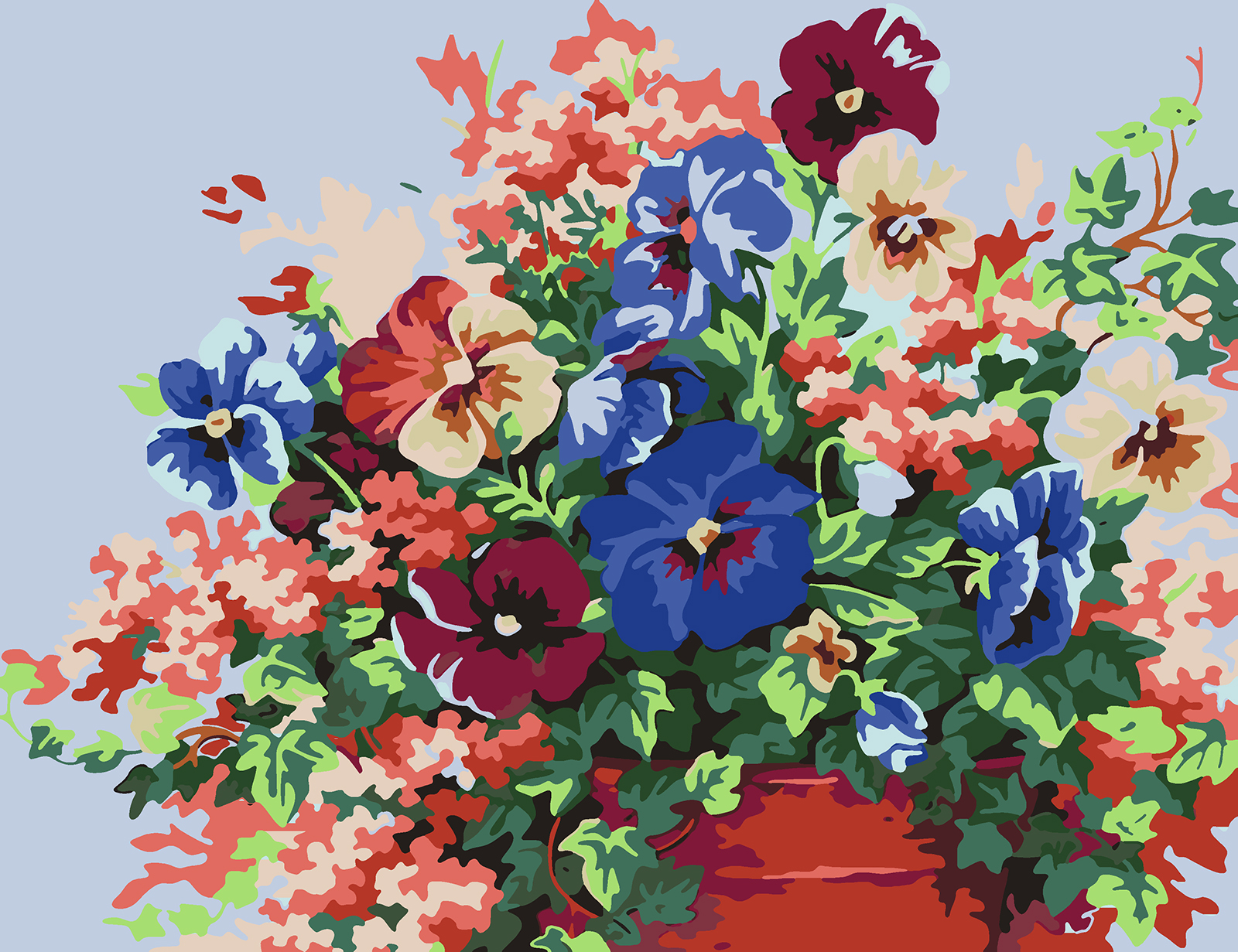 

Картина по номерам Красиво Красим Букет Свежести, 50 х 70 см, Букет Свежести