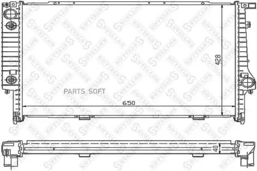 

STELLOX Радиатор охлаждения STELLOX 1025290sx