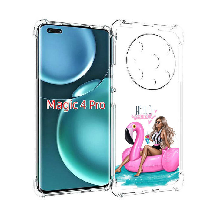 

Чехол MyPads Hello-summer для Honor Magic4 Pro, Прозрачный, Tocco