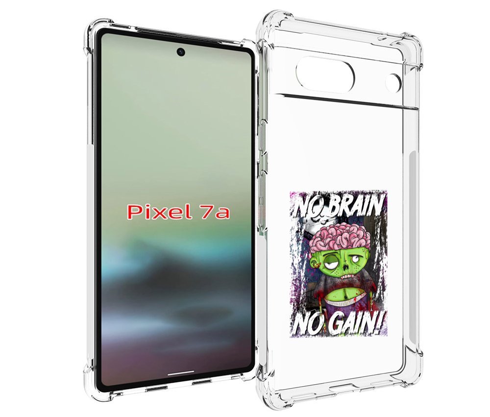 

Чехол MyPads глупый зомби для Google Pixel 7A, Tocco
