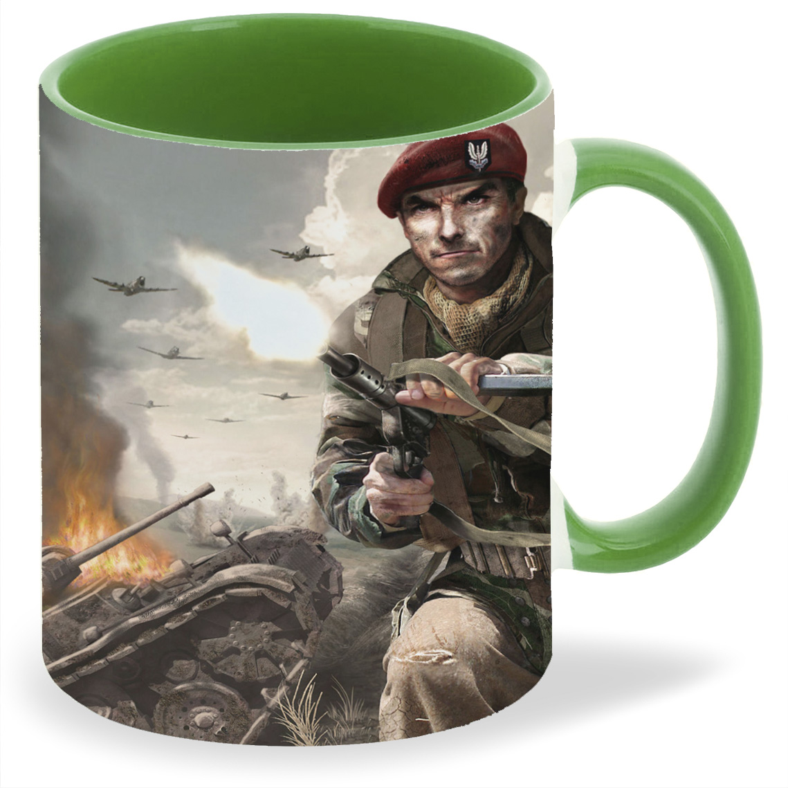 

Кружка CoolPodarok call of duty 3 Краповый берет Солдаты, call of duty 3 Краповый берет Солдаты