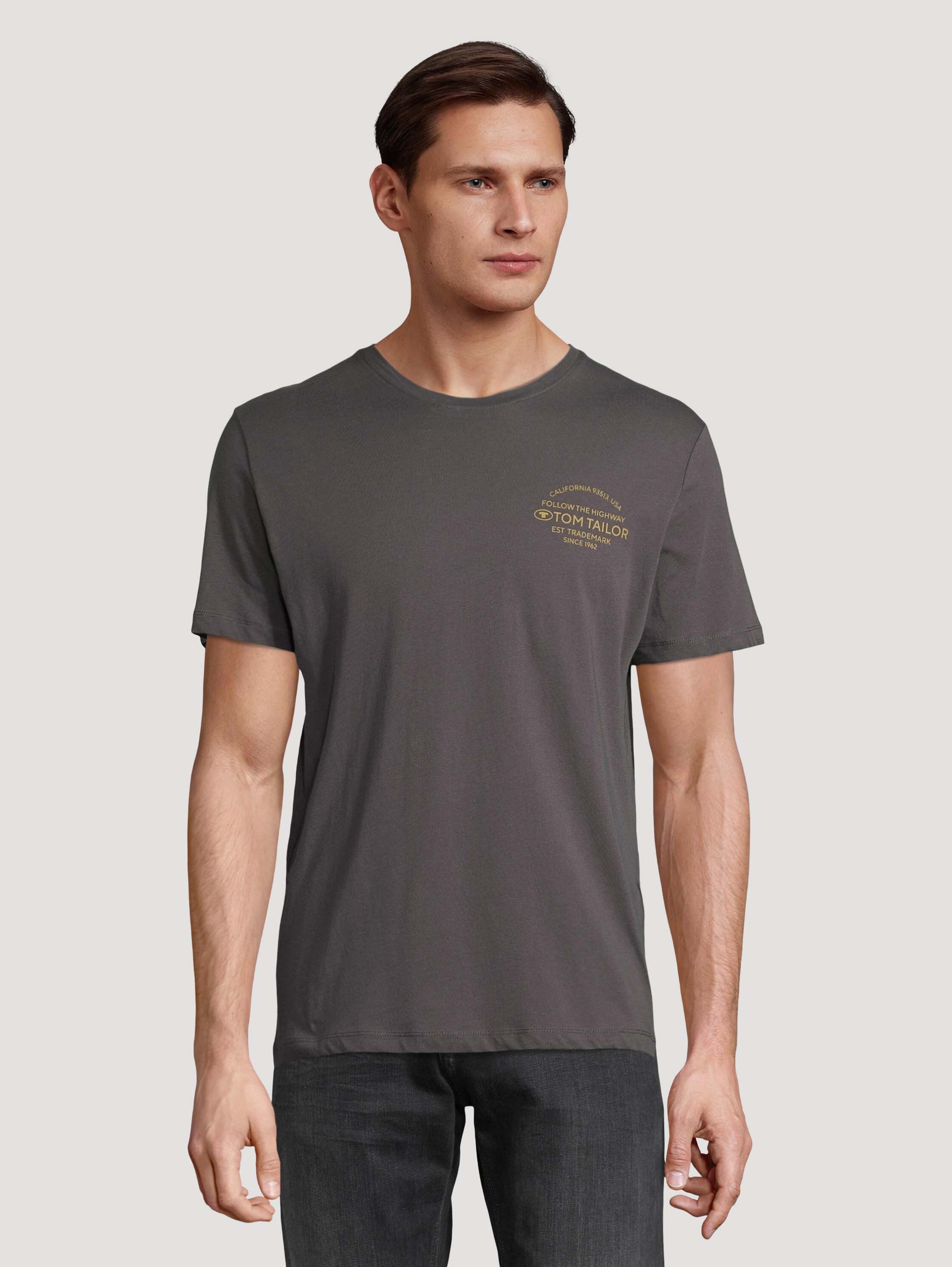 

Футболка мужская TOM TAILOR 1031885 серая 3XL, 1031885