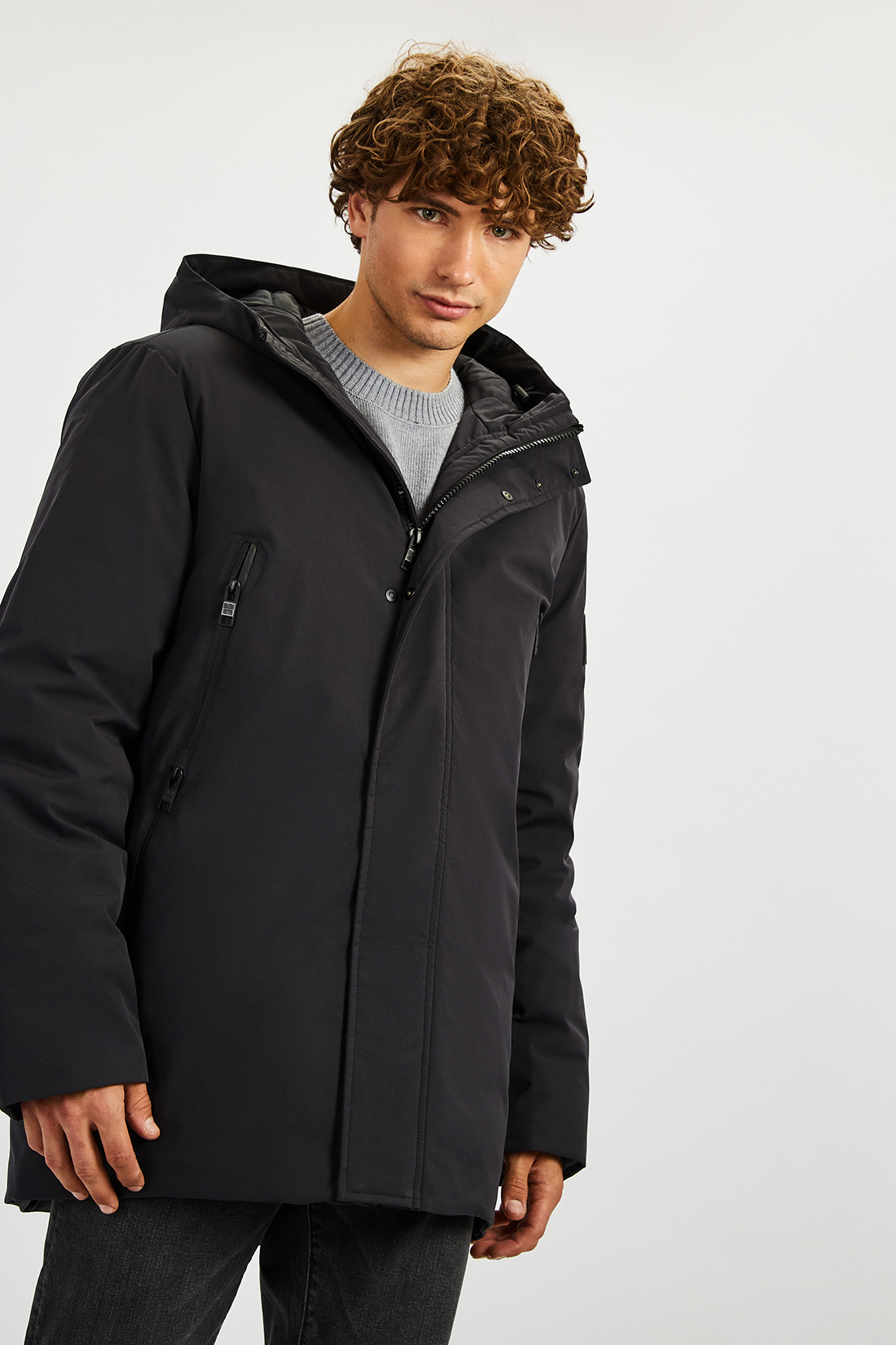 

Пуховик мужской Baon B5022505 черный XXL, B5022505