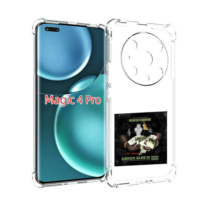 

Чехол MyPads Gucci Mane & Migos - The Green Album для Honor Magic4 Pro, Прозрачный, Tocco