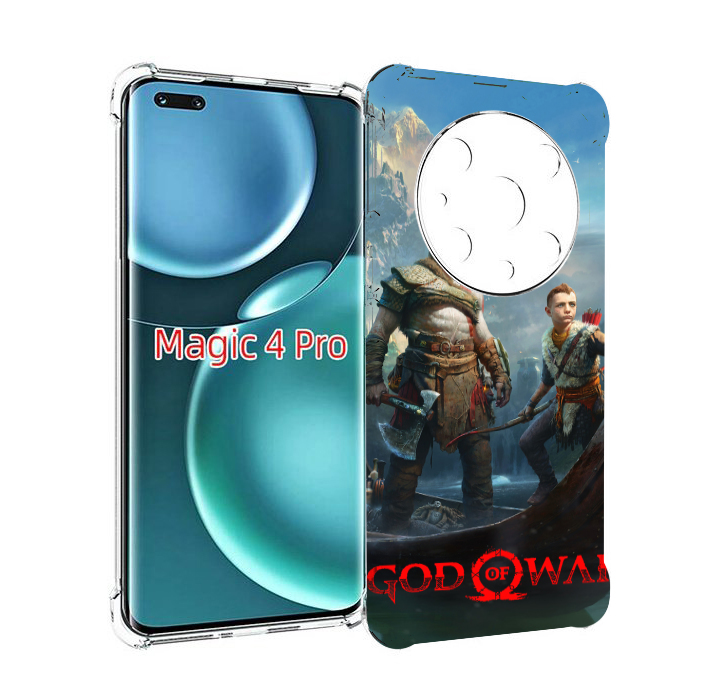 

Чехол MyPads God Of War Кратос Атрей для Honor Magic4 Pro, Прозрачный, Tocco