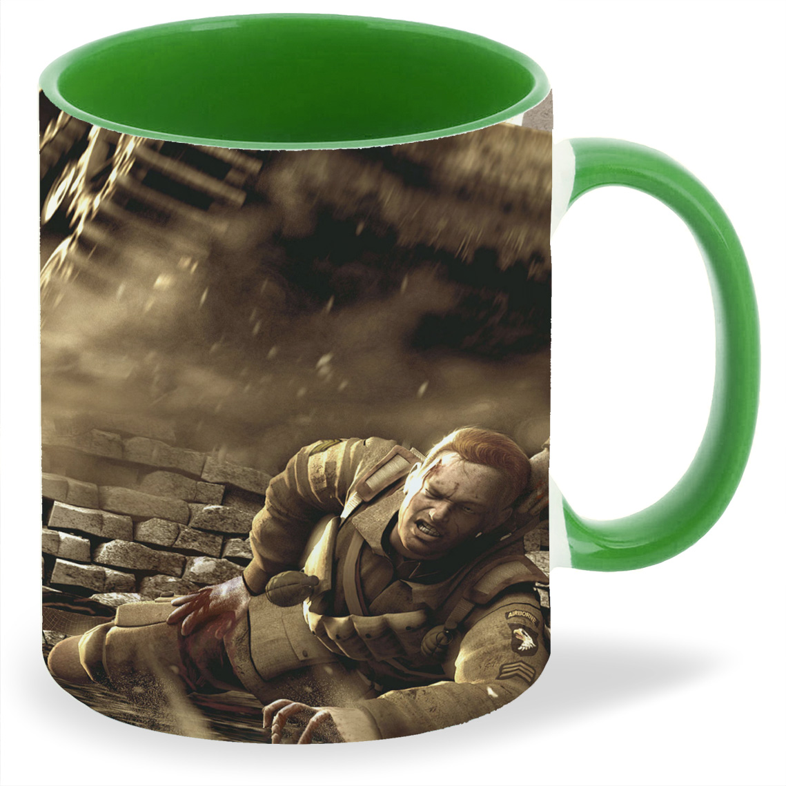 

Кружка CoolPodarok brothers in arms hells highway Тащит раненого солдата Автомат, brothers in arms hells highway Тащит раненого солдата Автомат