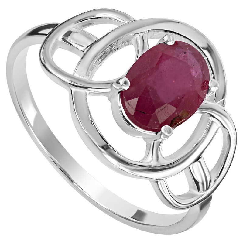 

Кольцо из серебра с рубином р., LAZURIT-ONLINE 840700, 840700