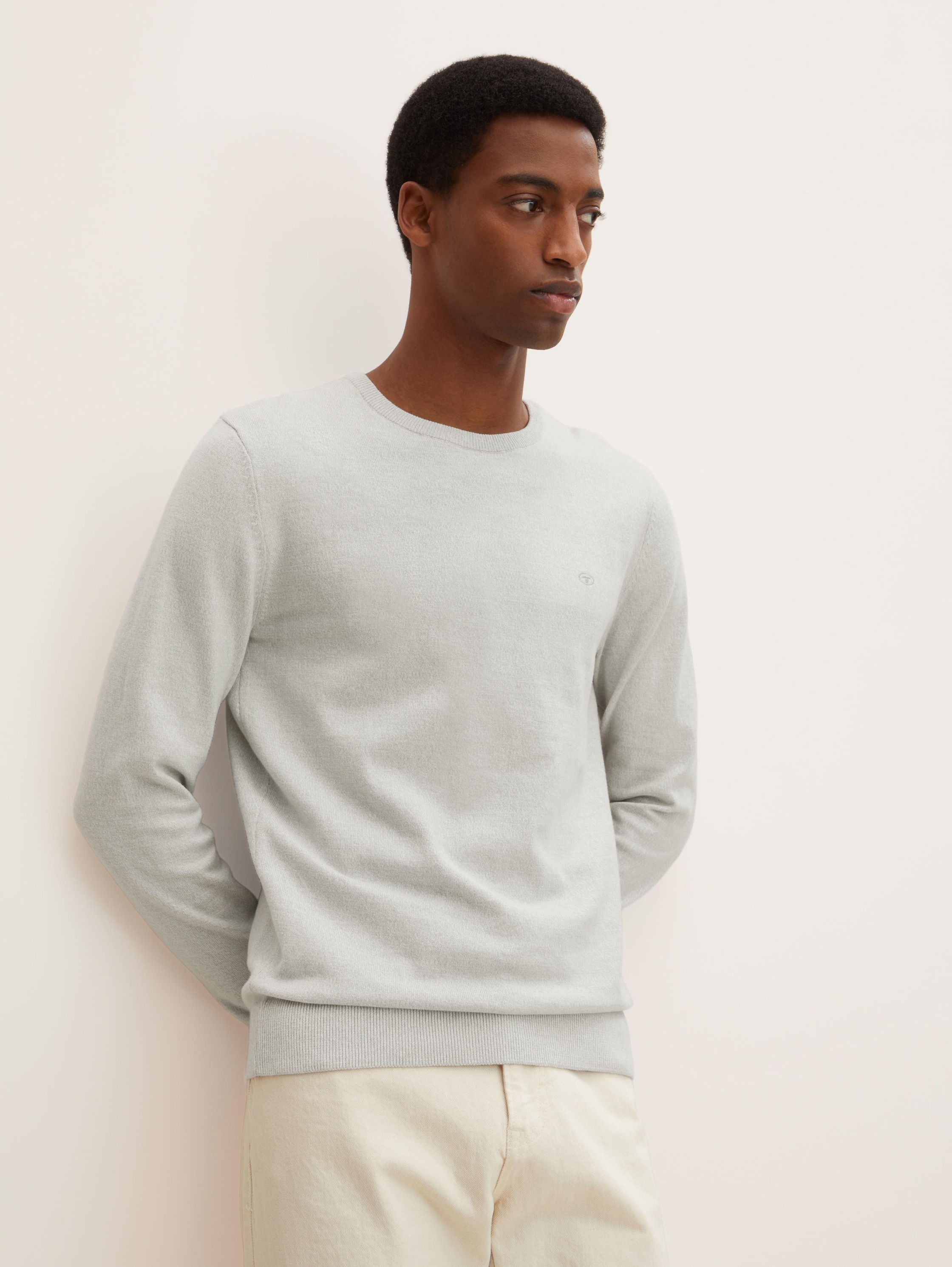 

Джемпер мужской TOM TAILOR 1032016 серый XL, 1032016