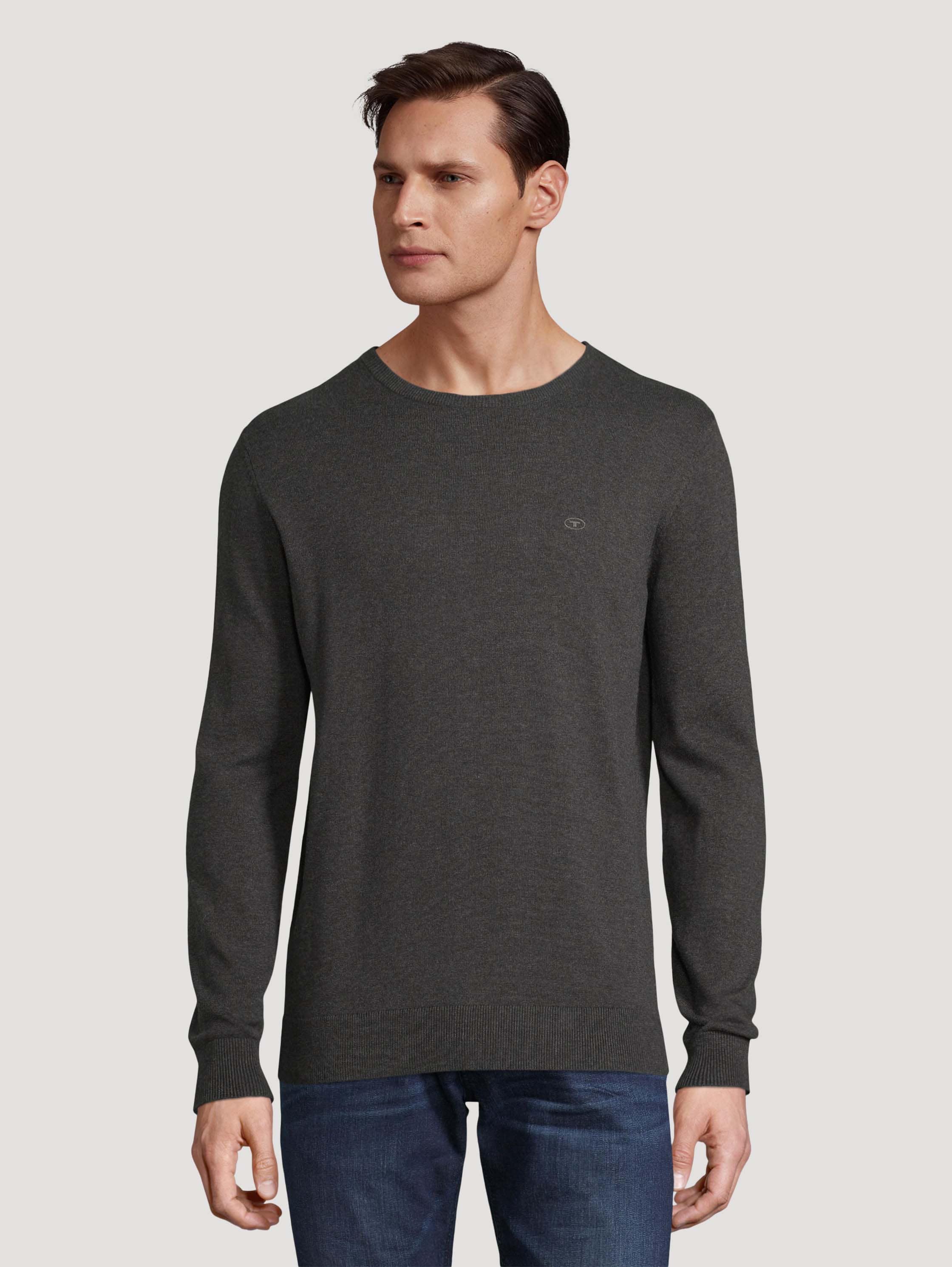 

Джемпер мужской TOM TAILOR 1031899 серый 2XL, 1031899
