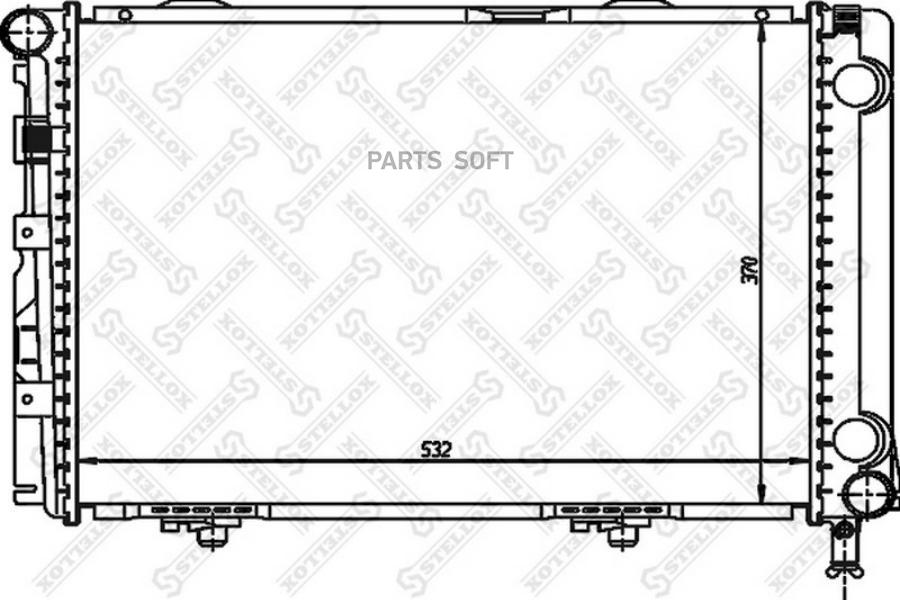 

STELLOX Радиатор охлаждения STELLOX 1025219sx