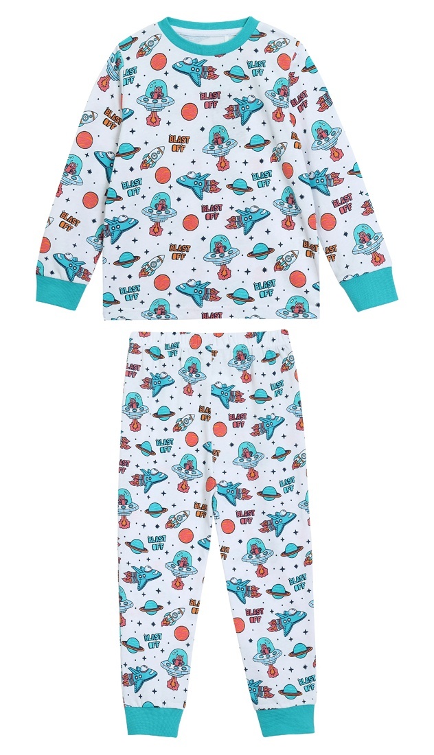 

Пижама детская Kari Kids AW24C1152, белый, 116, 236013