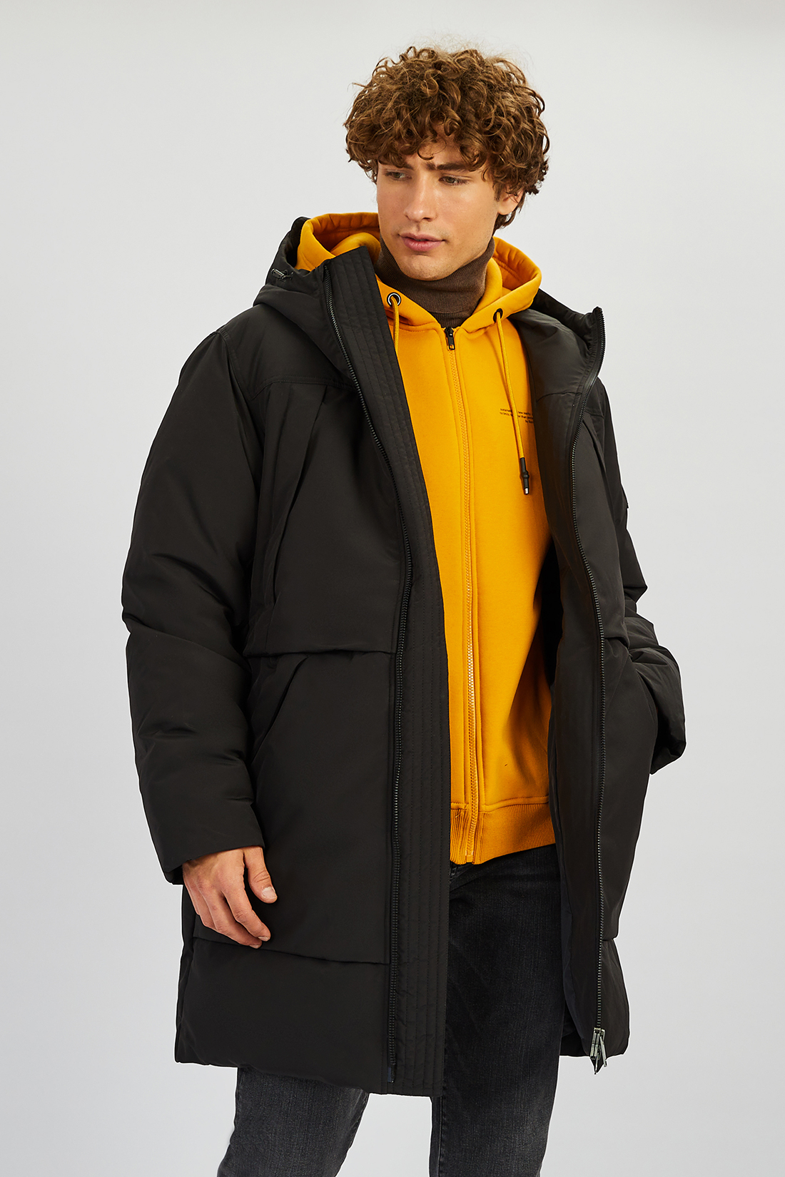 

Пуховик мужской Baon B5022501 черный XXL, B5022501