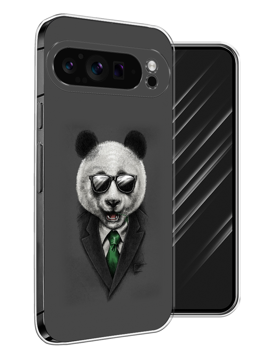 

Чехол Awog на Google Pixel 9 Pro "Деловая панда", Серый;зеленый, 272050-1