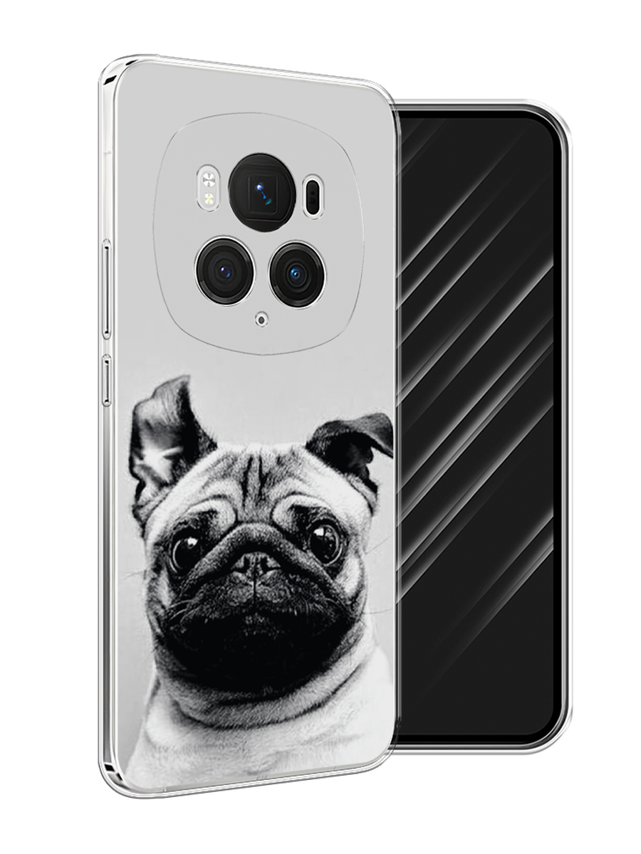 

Чехол Awog на Honor Magic 6 Pro "Ушастый мопс", Серый, 6123750-1
