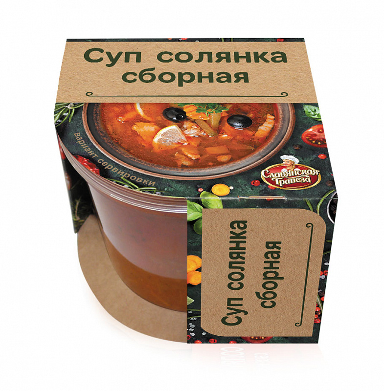 

Суп Славянская Трапеза Солянка сборная с каперсами 270 г