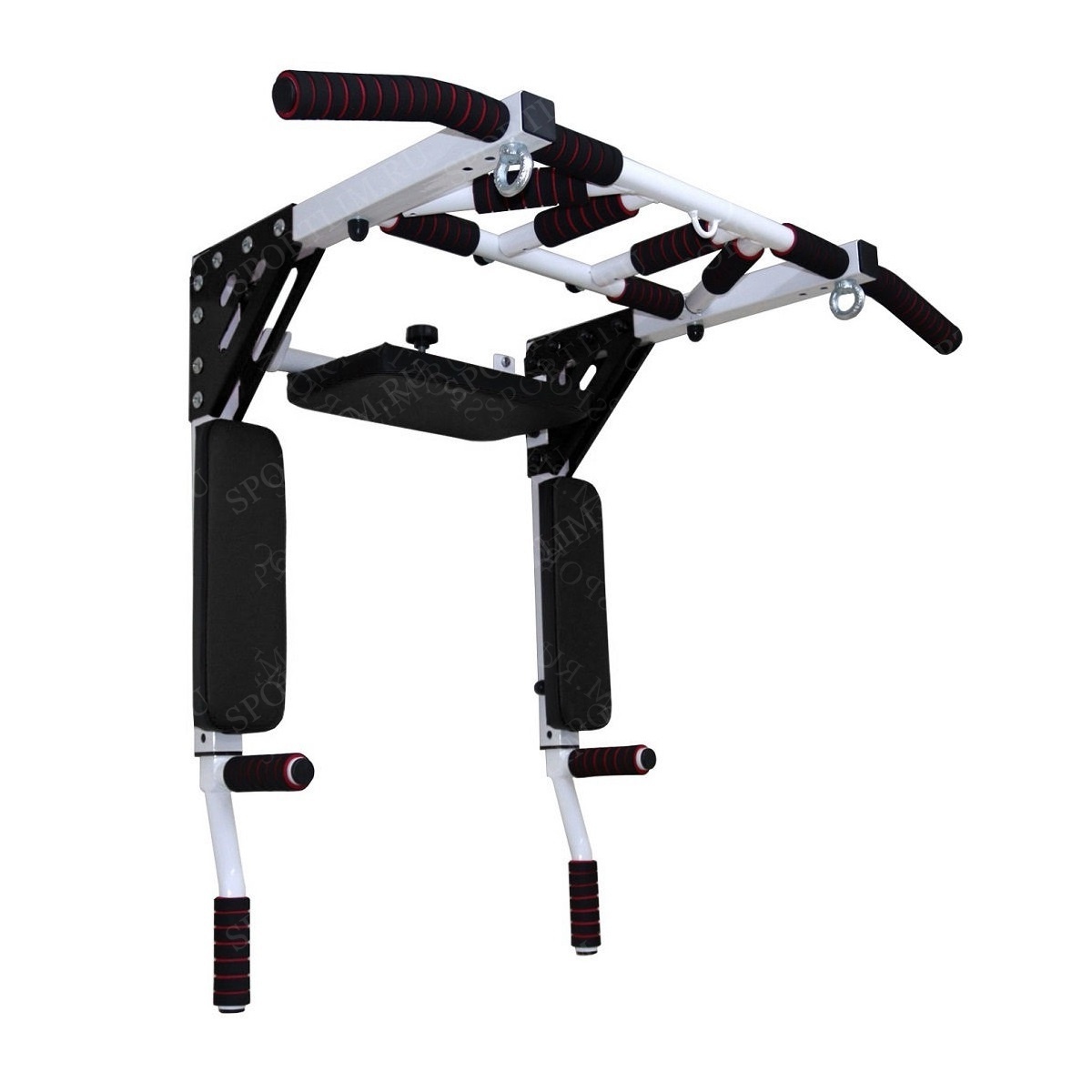 Турник-Брусья-Пресс 3в1 Sportlim Мультихват Усиленный Черно-белый 7790₽