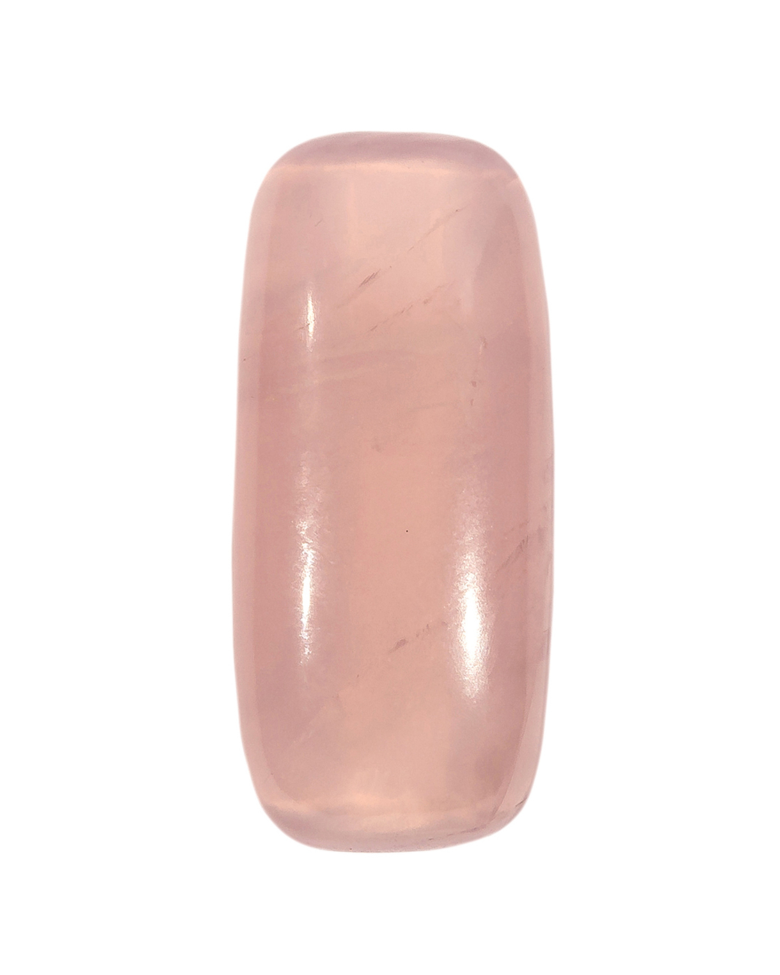 

Кабошон Kaboshon Из розового кварца, размер 27х12х6 мм, вес 6 грамм