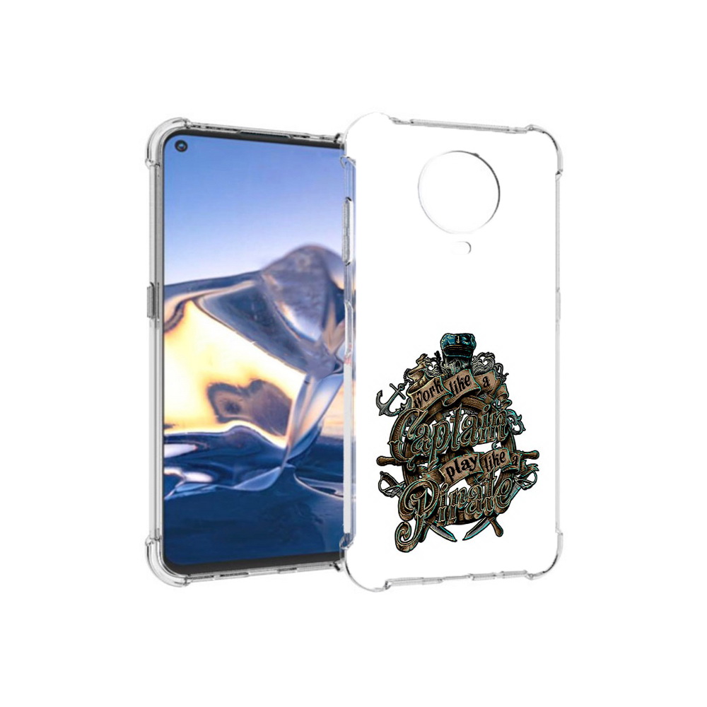 

Чехол MyPads Tocco для Nokia G10 капитан пиратов (PT171673.98.385), Tocco