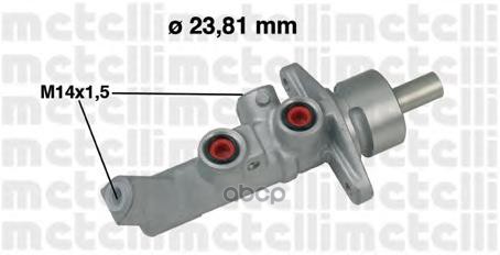 

Главный тормозной цилиндр (23 81mm)