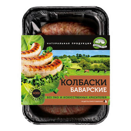 

Колбаски из свинины Прямо с Фермы Баварские охлажденные 400 г