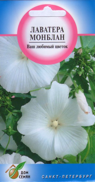 

Семена Дом семян Лаватера Монблан 45 шт
