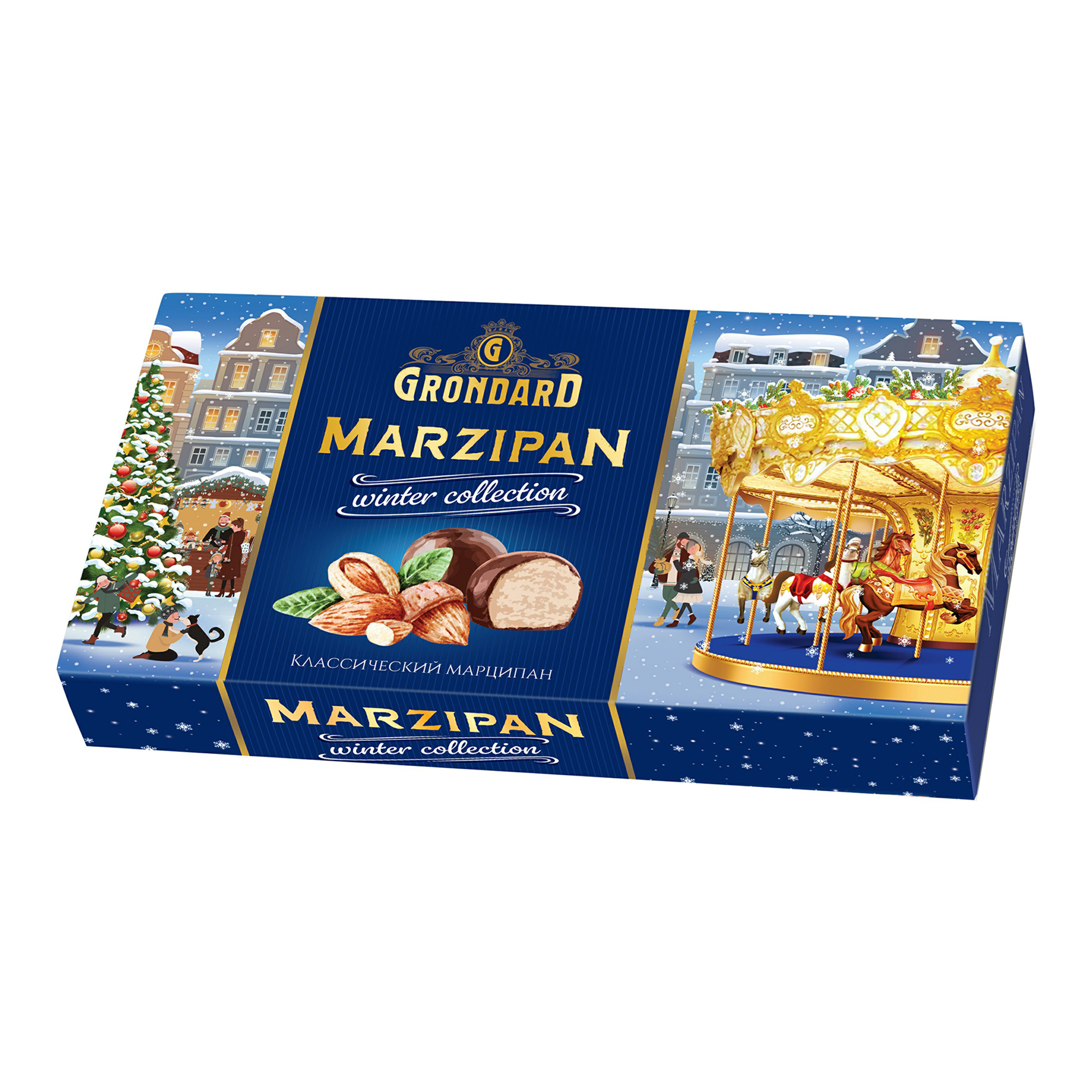 Конфеты глазированные Grondard Marzipan Классические 140 г