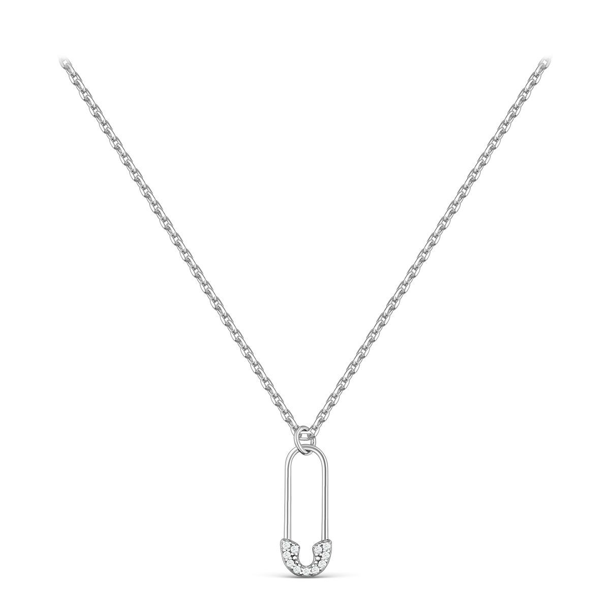 

Колье из серебра 50-55 см VALTERA 119179, фианит, 119179