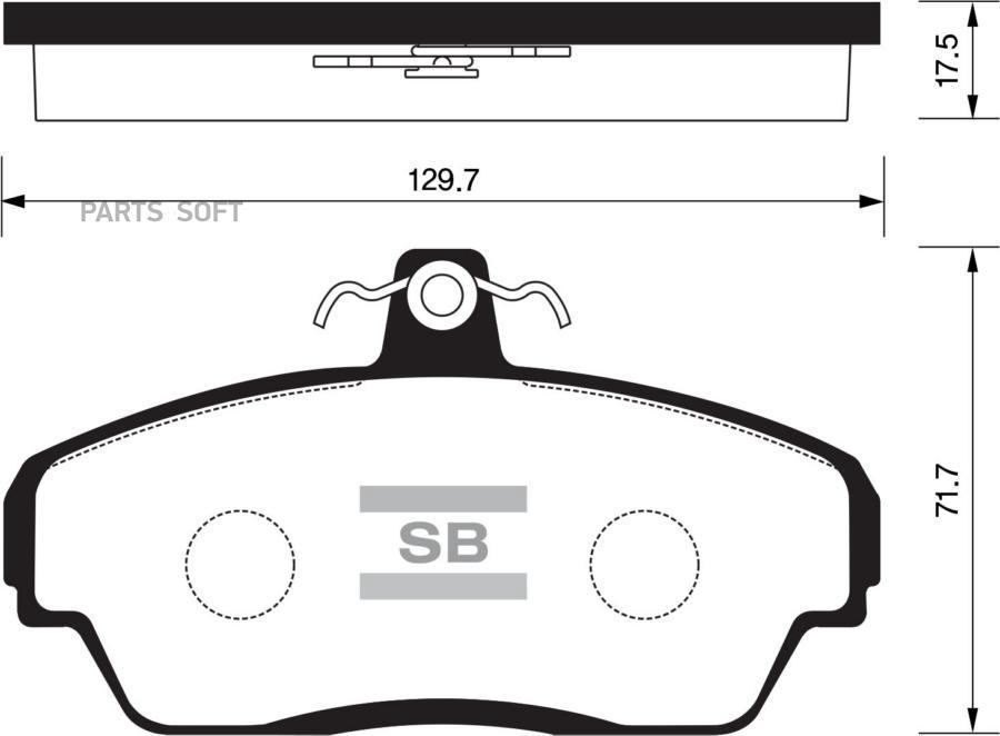 

Тормозные колодки Sangsin brake передние SP1200