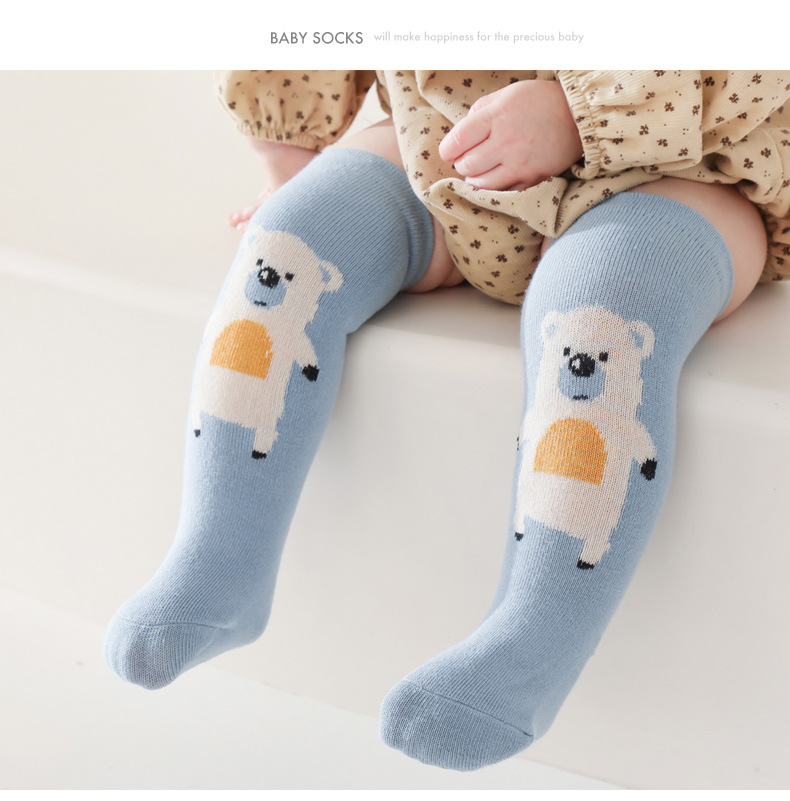 Носки детские антискользящие Kids socks Sks-1824b, синий, 16-18