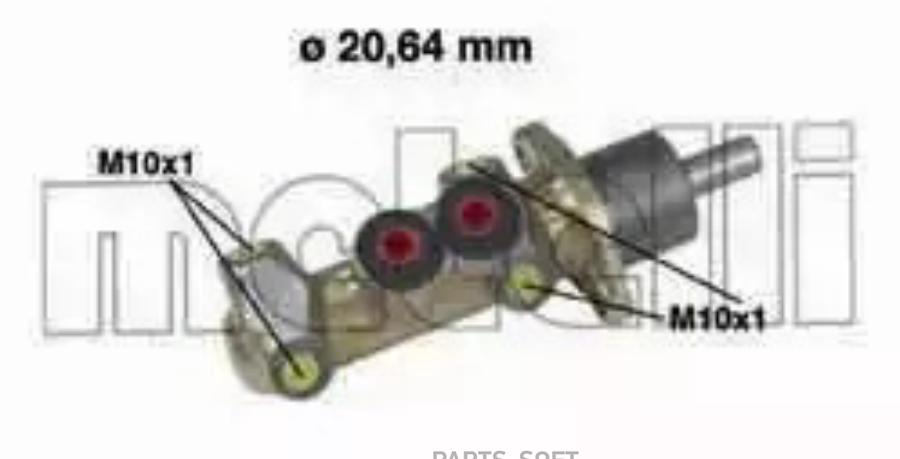 

Главный тормозной цилиндр (20 64mm)