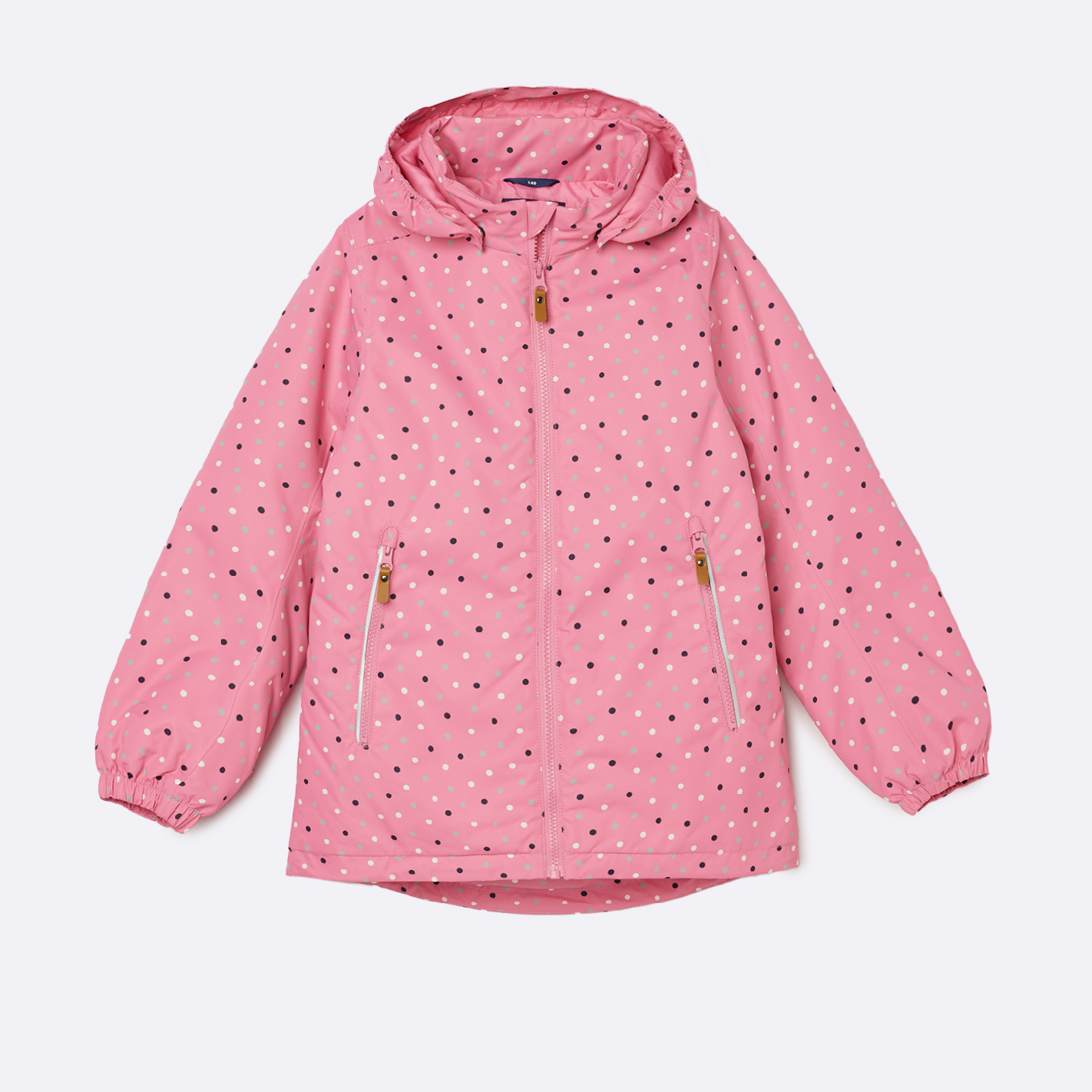 Куртка детская Lassie Anise 7100098A, 4470-розовый в горошек, 110