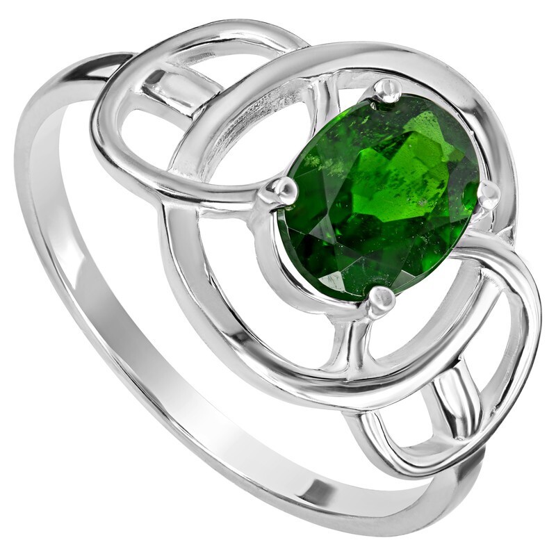 

Кольцо из серебра с диопсидом р., LAZURIT-ONLINE 840501, 840501