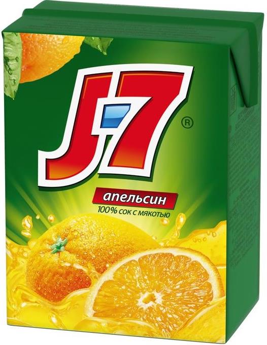 

Сок J7 апельсин с мякотью