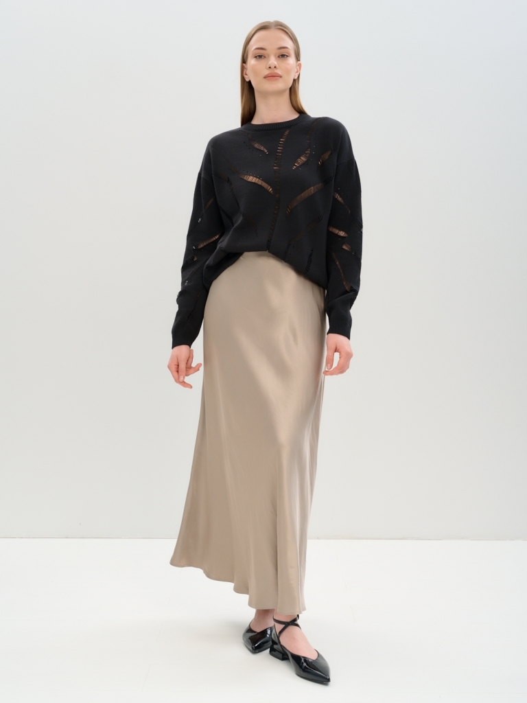 

Юбка женская Eleganzza 1242138014 бежевая 48 RU, Бежевый, 1242138014