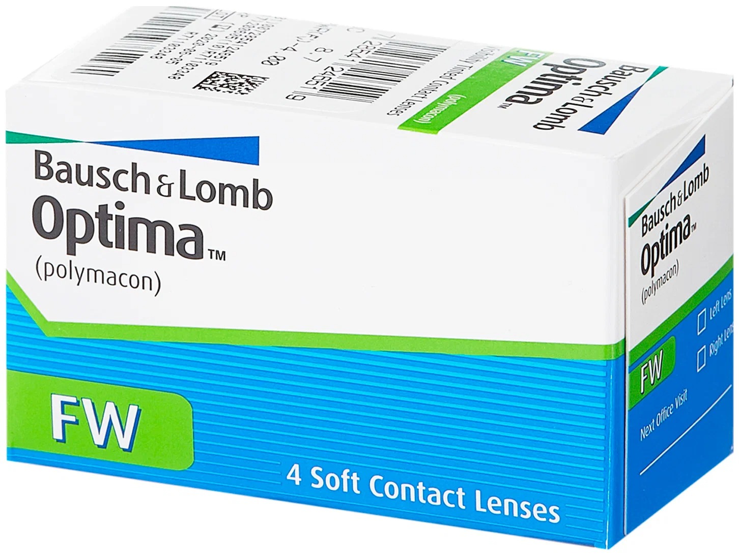 

Контактные линзы Bausch & Lomb Optima FW (4 линзы / 8.7 / -1)