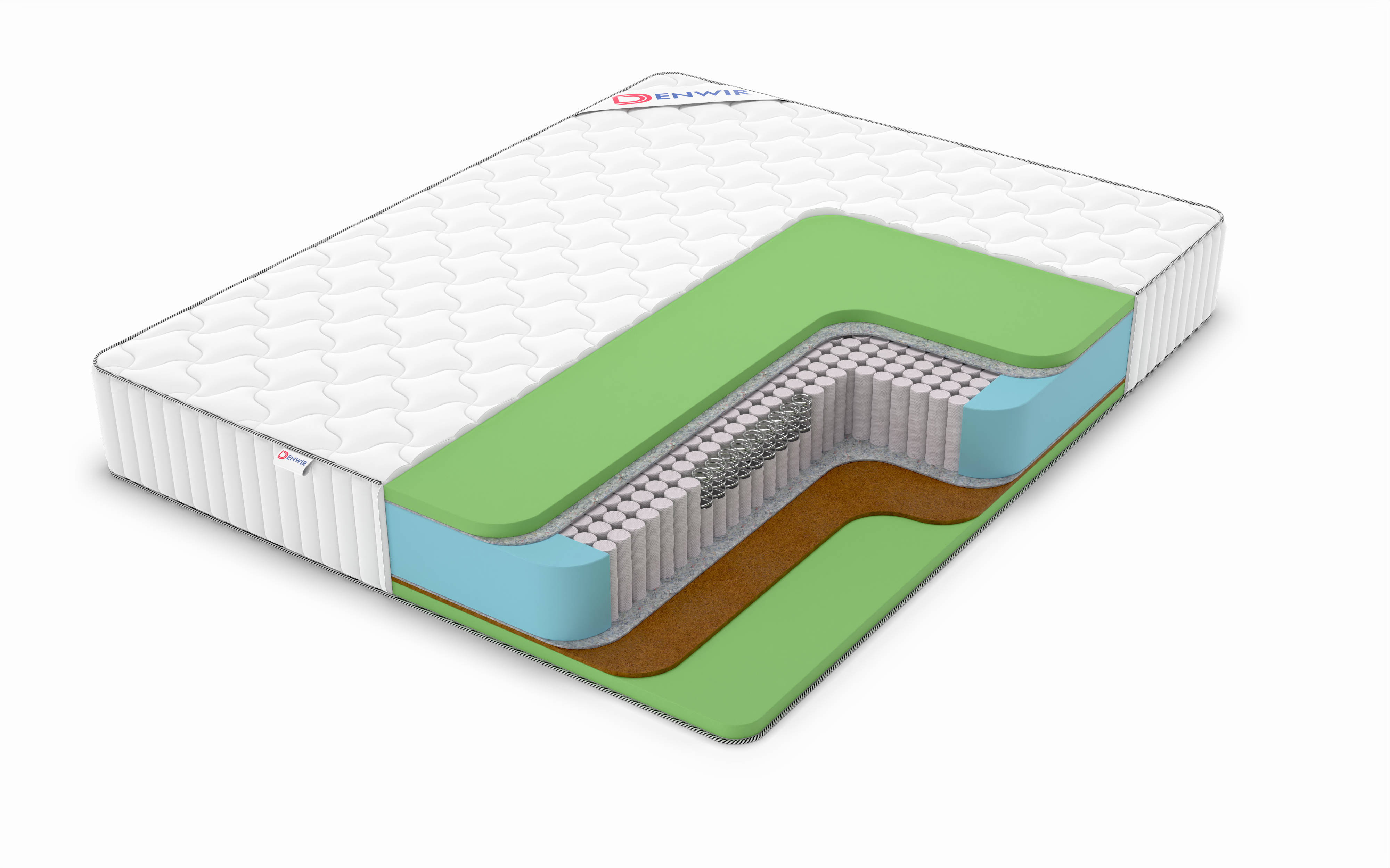 

Матрас пружинный Denwir CLASSIC BALANCE FOAM S1000 85х170, 24 см, Белый, CLASSIC BALANCE FOAM S1000