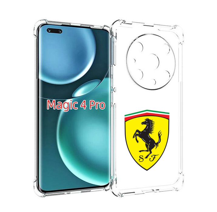 

Чехол MyPads Ferrari-3 мужской для Honor Magic4 Pro, Прозрачный, Tocco