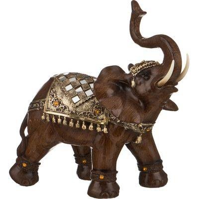 фото Фигурка lefard "слон" 24,5*11,5 см. высота=24,5 см. серия "махараджи"