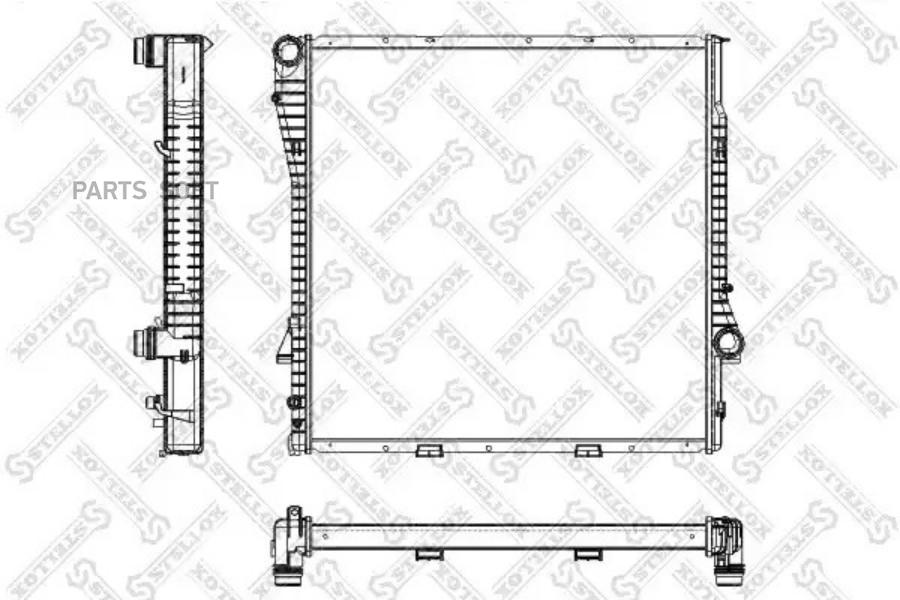 

STELLOX Радиатор охлаждения STELLOX 1025166sx