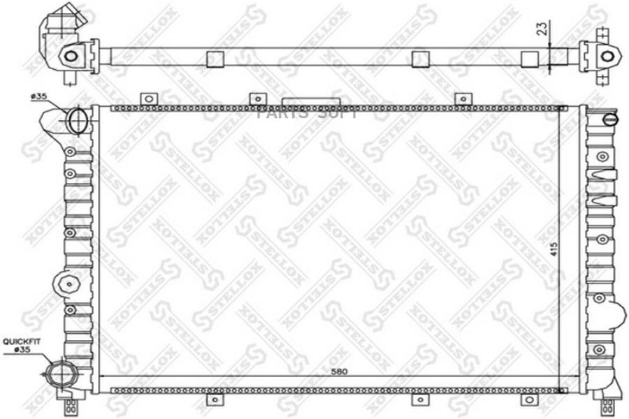 

STELLOX Радиатор охлаждения STELLOX 1025160sx