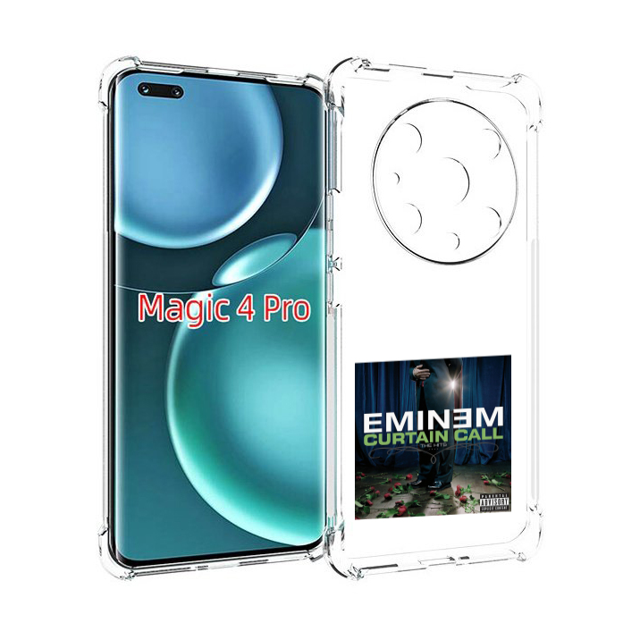 

Чехол MyPads Eminem CURTAIN CALL, THE HITS для Honor Magic4 Pro, Прозрачный, Tocco