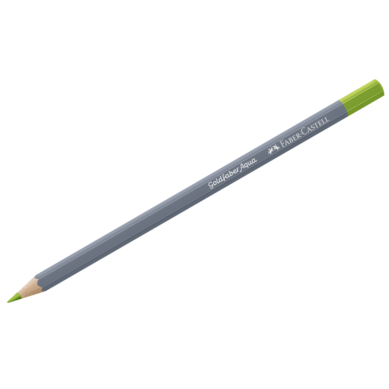 

Карандаш акварельный художественный Faber-Castell Goldfaber Aqua цвет 170 майская зелень, Зеленый