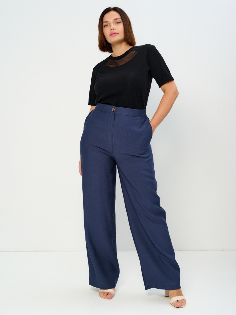 

Брюки женские Maxroses 22421-46003 голубые 56 RU, Голубой, 22421-46003