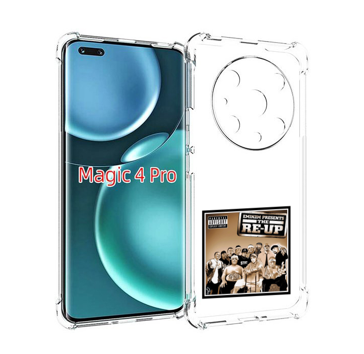 

Чехол MyPads EMINEM PRESENTS, THE RE-UP для Honor Magic4 Pro, Прозрачный, Tocco