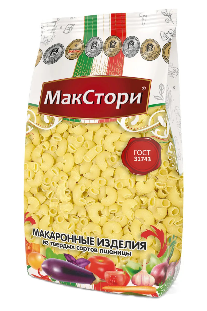 

Макаронные изделия Рожки рифленые, 400 г. Упаковка 8 шт., Рожки