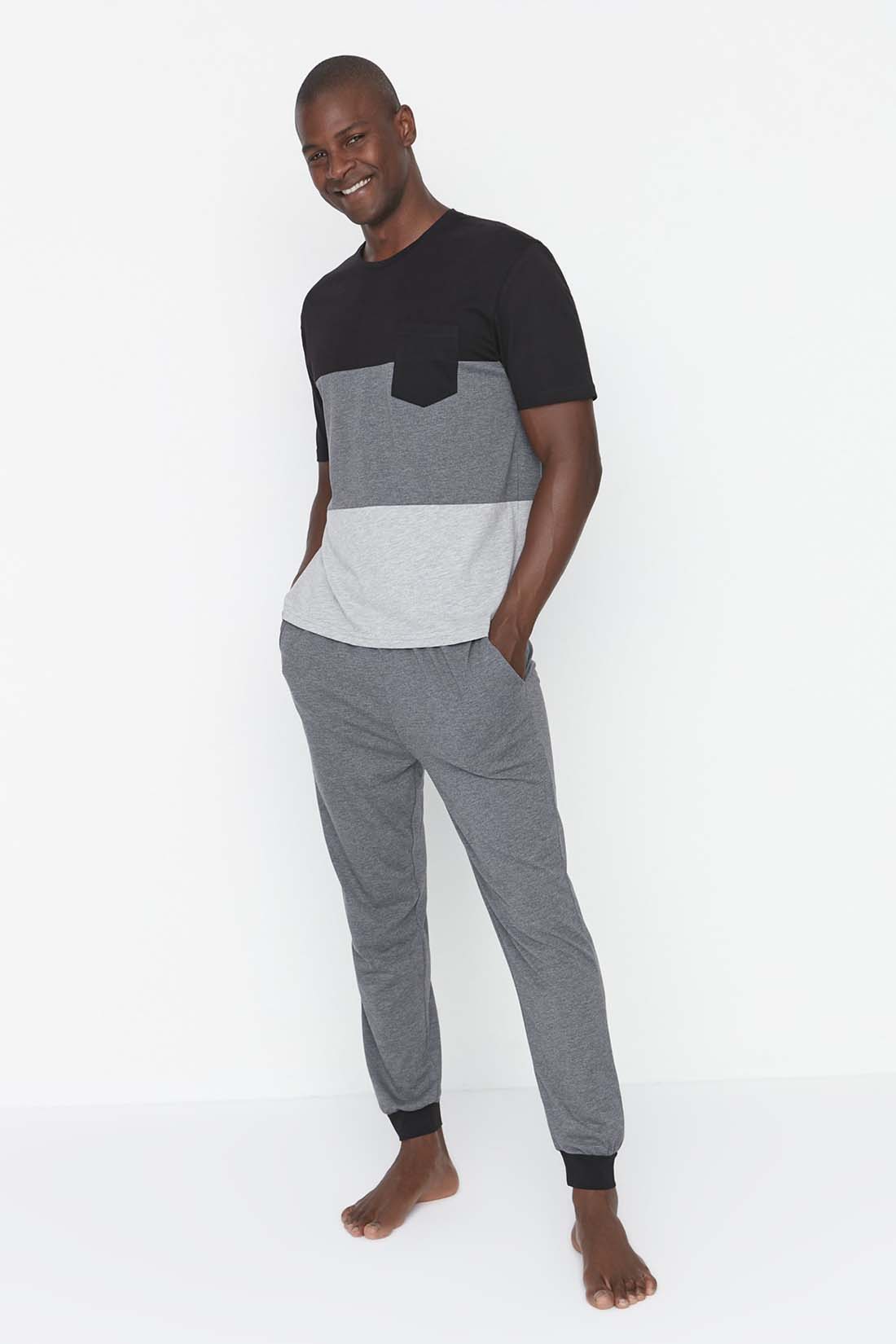 

Костюм домашний мужской Trendyol THMSS21PT0309 серый M, trendyol THMSS21PT0309