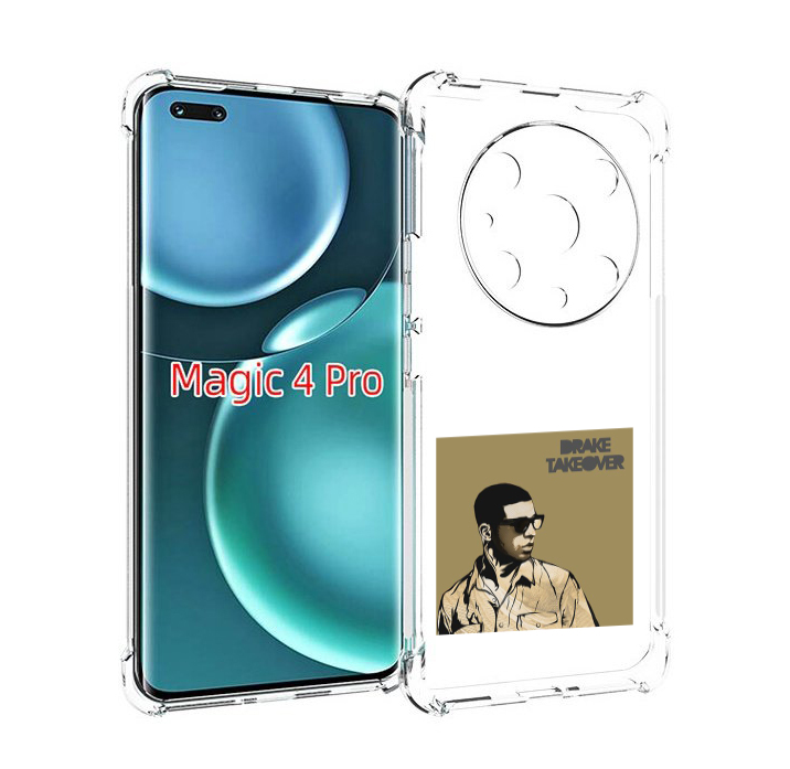 

Чехол MyPads Drake - Takeover для Honor Magic4 Pro, Прозрачный, Tocco